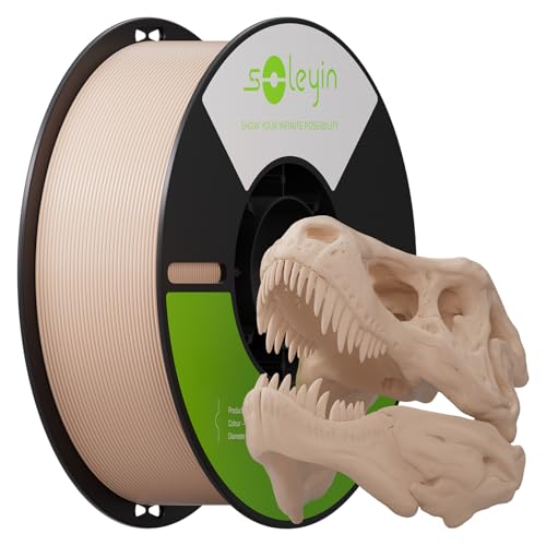 PETG 3D Printer Filament 1.75mm, Neatly Wound Strong Toughness Filament, Smooth Glossy Finish, 1 kg Spool(2.2lbs) Dimensional Accuracy +/- 0.02mm, Fit Most FDM Printers(Milk Tea Brown)