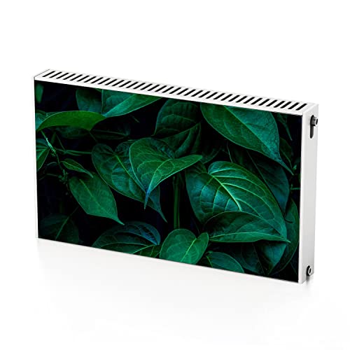 Tapis magnétique de radiateur cache chauffage feuilles vertes - 2