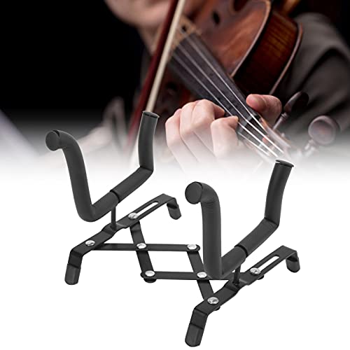 Support de violon pliable, support de rack portable tenant un support de sol pour guitare ukulélé violon mandoline (noir) - Les Beatles, Paul McCartney, John Lennon, RIngo Starr, George Harrison Support de violon pliable, support de rack portable tenant un support de sol pour guitare ukulélé violon mandoline (noir) – Image 3