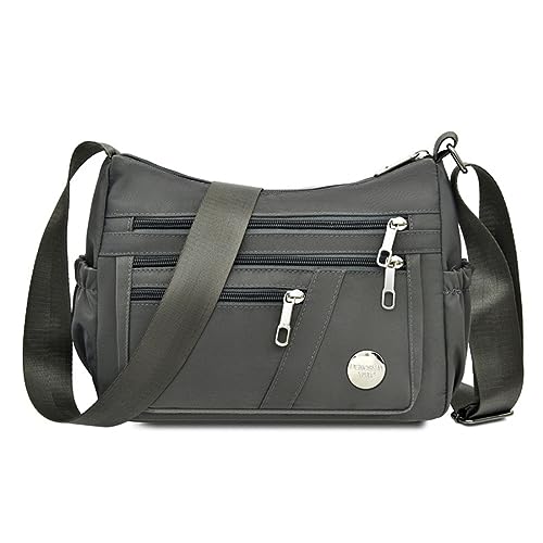 Women Shoulder Bag Multiple Pockets Bag Crossbody Bag Messenger Nylon Purse Handbag