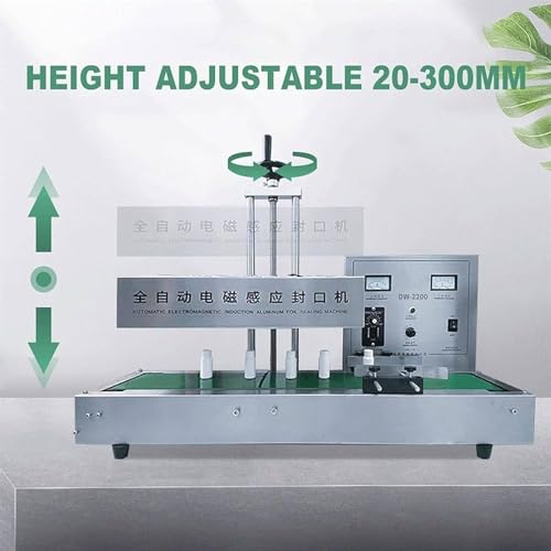 DPLXQPP Machine Scellage par Induction électromagnétique,Machine Scellage Continue Automatique 2200w,Machine Scellage Continue Bouchons Bouteilles en Plastique,60-130mm-220V – vue 4