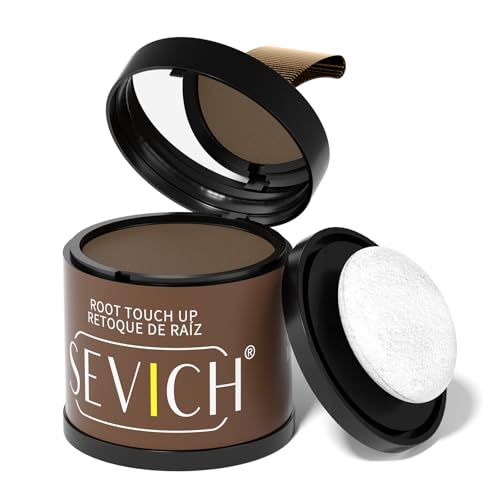 Image of Sevich Hairline Powder 10g, Root Touch Up, Large Capacity, Medium Brown