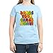 CafePress T-shirt à col rond pour femme - Bleu - Taille Unique