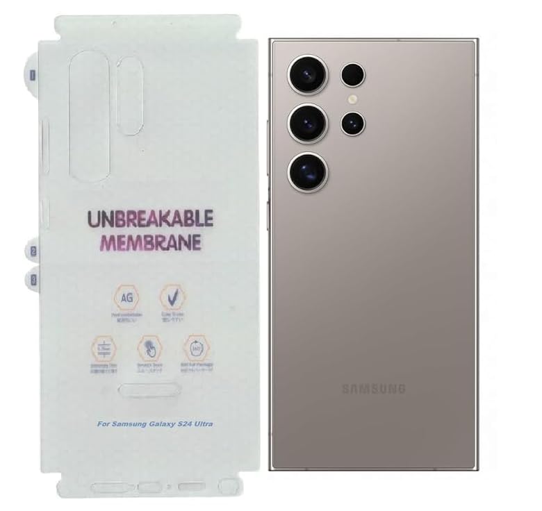 CoverGallery for HQ+ Samsung Galaxy S24 Ultra with Unbreakable Back Screen Guard Membrane(Pack-1) (B0CSX1ZBWG) Amazon Price History, Amazon Price Tracker