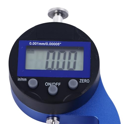 Calibrador digital de espesores, medidor ligero de espesor en aleación de aluminio, para mediciones industriales de espesor de pared miniatura 6