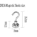 Gancho magnético Magnetpro 9 kg Súper potencia de succión Imanes de neodimio...