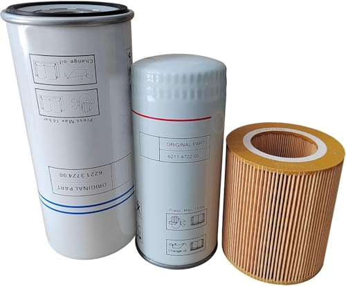 Image of Air Compressor Maintenance Kit 6221372400 Air /Oil Separator 6211472200 Oil Filter 6211472300 Air Filter (6221372400+6211472200+6211472300)