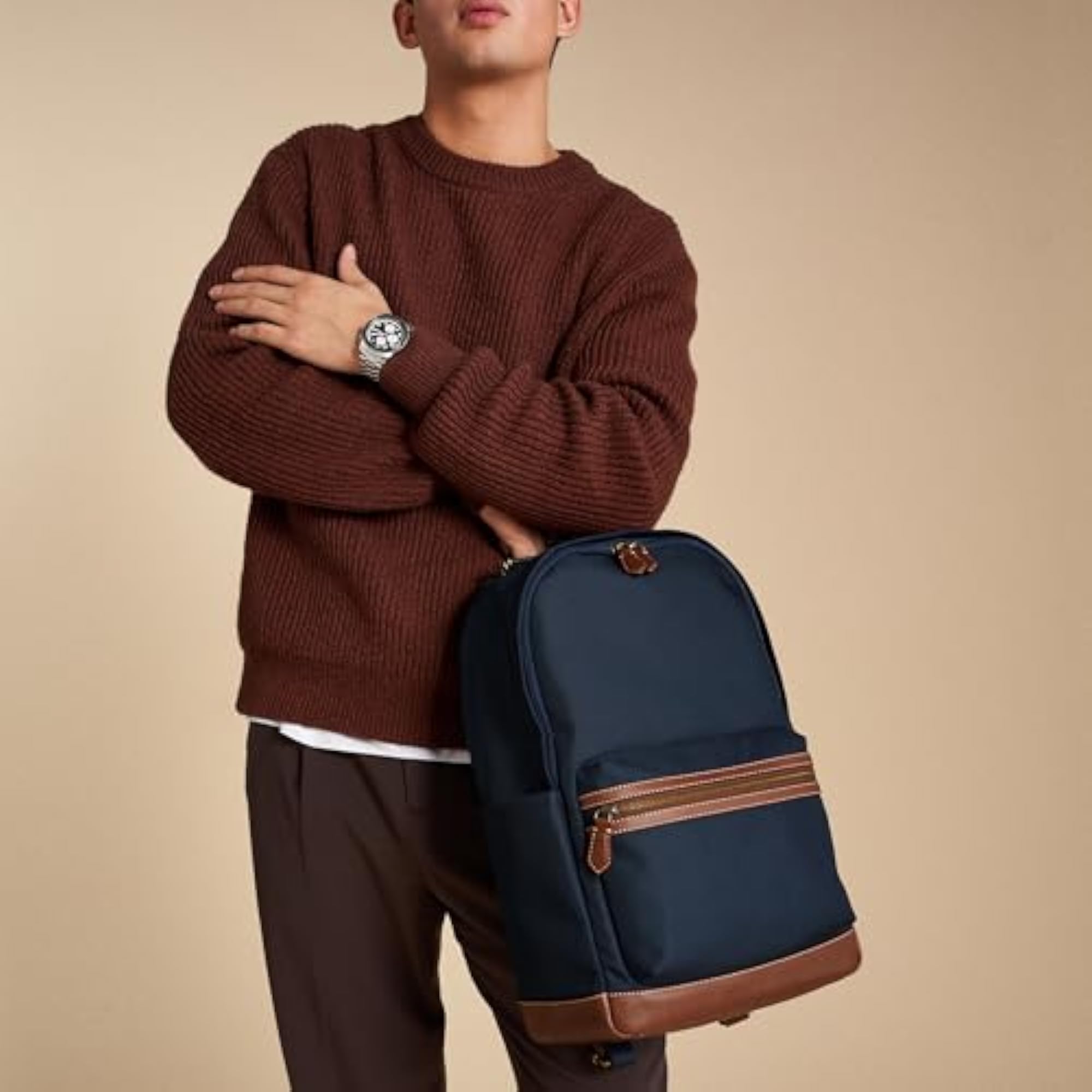 Men's Buckner Navy Blue Casual Backpack