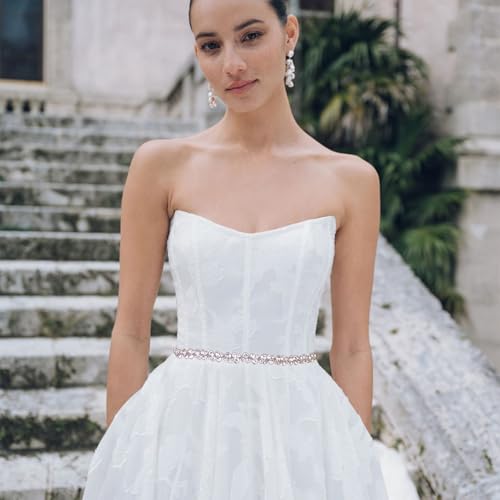 Wedding Belt Bridal Sash Bling Bridal Belt Rhinestone Belts for Formal Dress3