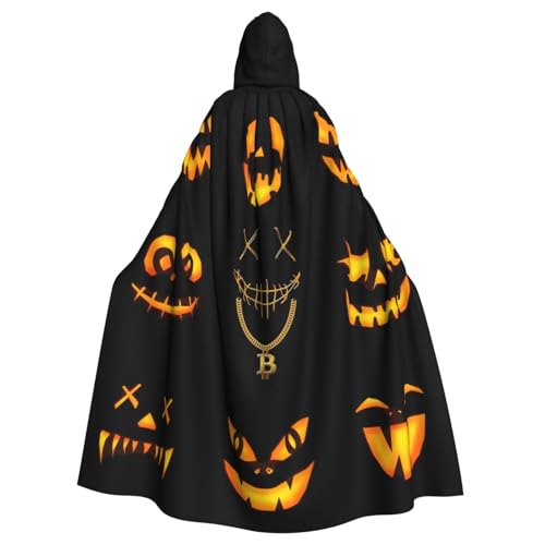 BYOBLU Mask Bitcoin Chain Crypto Money Coin Blockchain Hooded Cloak Adult Cape Halloween Christmas Cloak Cosplay Costumes