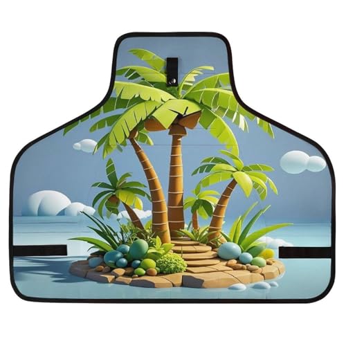 Delantal para carpinteros Tropical Tree, unisex miniatura 1