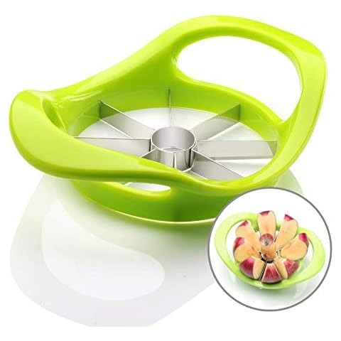 Pubiao Stainless Steel Fruit Slicer with Ergonomic Handle Cover