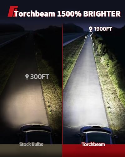 Image of Torchbeam T3S 9005 2026 New LED Bulbs, 86000LM 6500K Pure White, 2-Pack