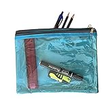 Bolsas de lavado de PVC impermeables con cierre de cremallera, disponible en 3 tamaños (mediano)