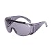 Allen Company Over Shooting & Safety Glass for Use with Prescription, Mirror Smoke