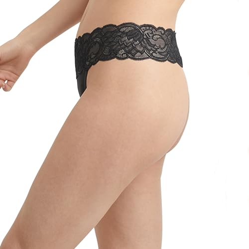 Image of Maidenform Women's Underwear Thongs Pack, 3-Pack, Thong Lace Underwear Women Pack, Sexy Wedding Lace Panties for Women
