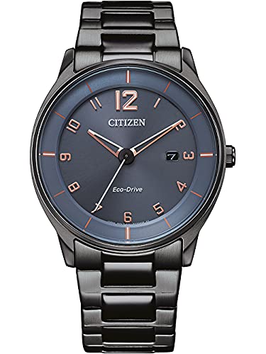 Citizen Men's Analogique Eco-Drive Montre avec Bracelet en Acier Inoxydable BM7408-88H