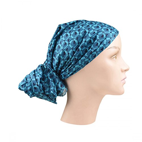 Headscarf with Diamond Pattern Chemo Head Wrap Scarf2