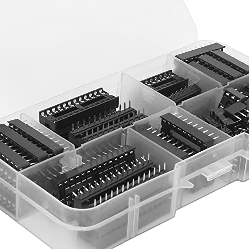 DIP IC Socket, IC Chip Socket Cuivre nickelé étanche pour différentes réparations ou expériences de circuits imprimés