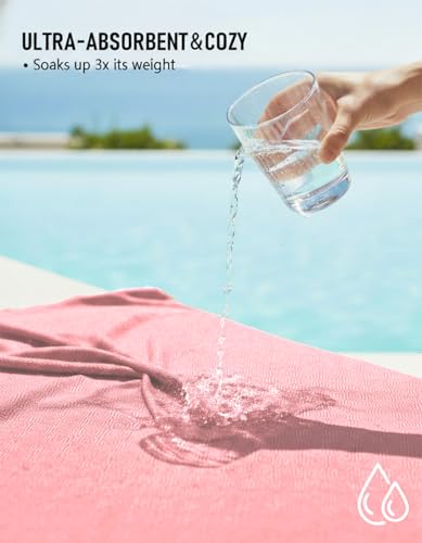 Image of Yongoes Oversized Turkish Beach Towel Blanket Cotton Giant XL Sandproof Towels Huge Linen XXL Extra Large Big Throw Quilt Blankets for Adults Cloud Travel Camping Glamping Accessories Essentials