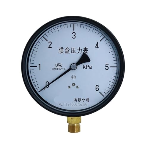 Manomètre à membrane 0-10KPa YE-150 appareil mesure basse pression gaz