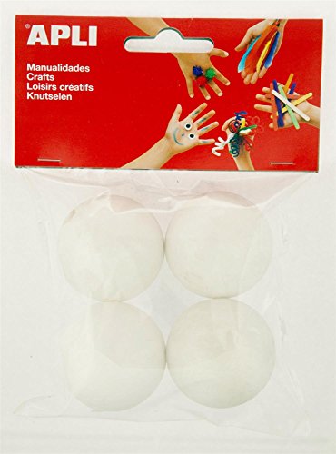 APLI Kids 13279 - Bolsa bolas porexpan 45 mm, 4 uds
