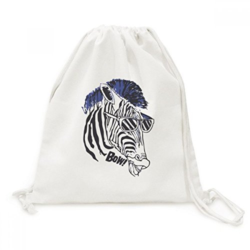 Sac cordon zèbre au design original et drôle pour voyageur et sportif actif