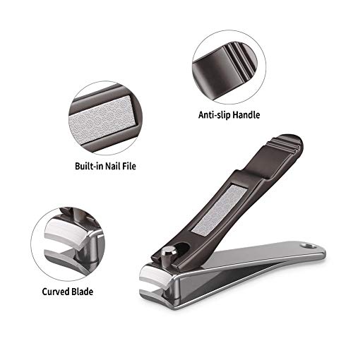 Illilots NAIL-1S1B Clippers Set With Build-In Nail File thumb #4