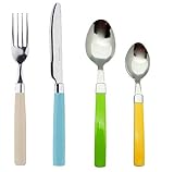 Beinhaltet: 6 Gabeln, 6 Messer, 6 Esslöffel, 6 Teelöffel;