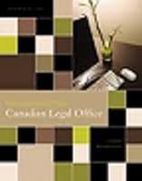 Workbook for Procedures for the Canadian Legal Office 0176440879 Book Cover