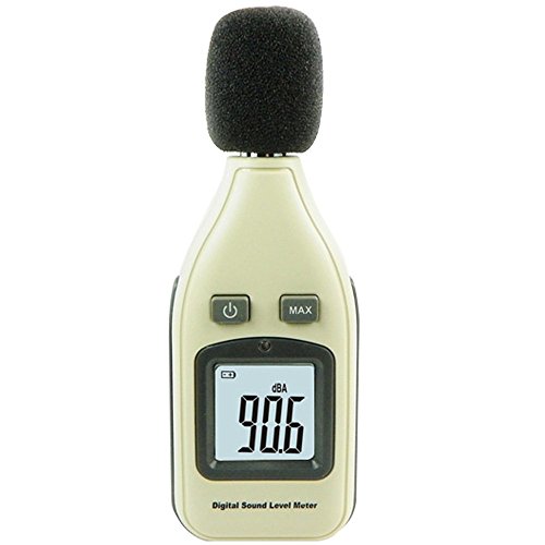 Decibel Meter,Noise Meter/Sound Level Meter Tester Range 30-130dB (A) with LCD Display (Batteries included)