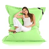 ✔ HOCHWERTIGES FÜLLMATERIAL AUS EIGENPRODUKTION - Das gesamte Füllmaterial besteht aus EPS-Perlen von höchster Qualität und wird komplett von uns in Deutschland hergestellt. Gerade bei der Füllung gibt es große Qualitätsunterschiede, da viele Hersteller nur geschreddertes Recyclingmaterial verwenden. Die Folge ist ein knirschig-lautes und hartes Sitzen, da das Füllmaterial nicht fließt wie bei unseren Lazy Bag Sitzsäcken. Jeder gefüllt mit echten 400 Liter Premium Styroporkügelchen!