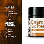 USTRAA Beard Softener - 3.5 Oz - Softens and nourishes your beard without Sulphates or Parabens, Long lasting moisturization and shine for a nourished, itch-free beard - Image 5