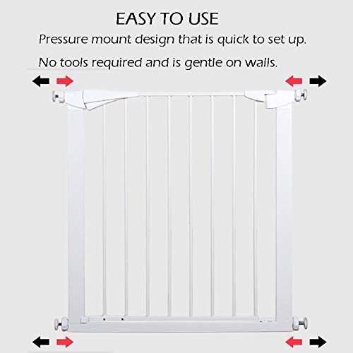 Barrière de sécurité pour escalier et animaux grille extensible - 4