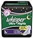 Whisper Ultra Night XL Wings Sanitary Pad (Pack of 15)