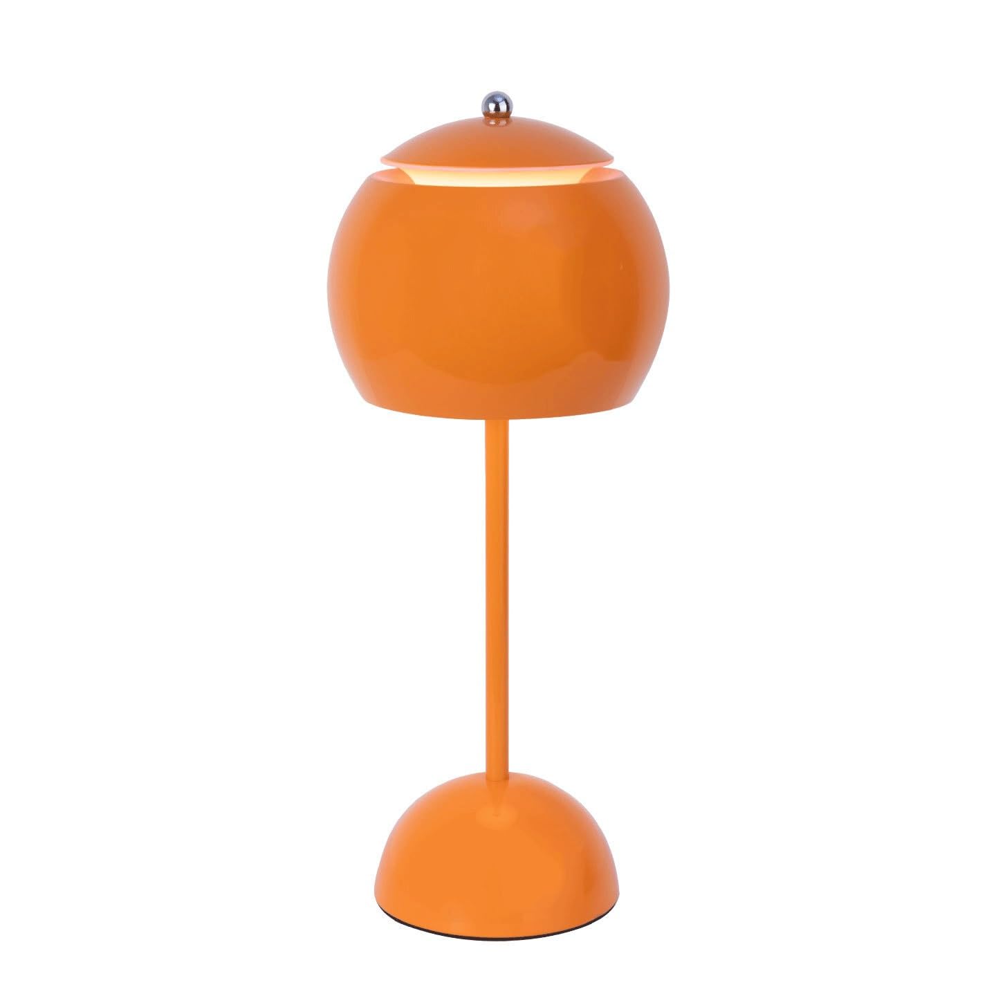 ZENY896V Bedside Lamps Mushroom Lamp Flower Bud Table Atmosphere Bedroom Bedside Study Decoration Home Decor(Orange)