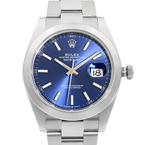 Rolex Datejust 41 Blue Dial Stainless Steel Men's Watch 126300BLSO3