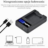 DuraPro 2 sztuki Akumulator NP-50 NP 50 i Ładowarka LCD USB dla Fujifilm FinePix F100fd; FINEPIX F200EXR; FinePix F300EXR; FinePix F50fd; FinePix F550EXR F600EXR F900EXR XP200 X10 X20