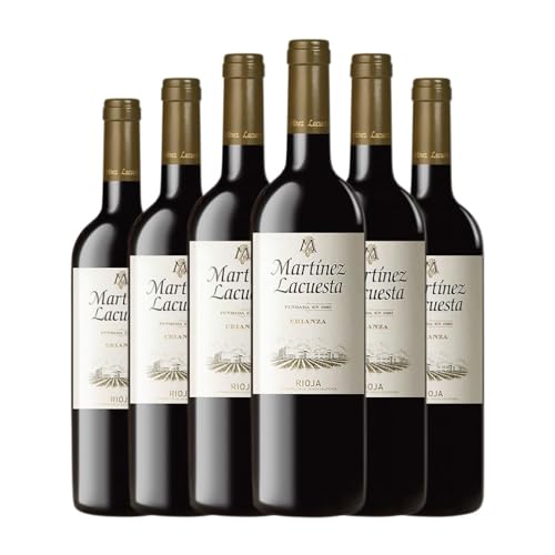 Martínez Lacuesta Rioja Crianza – Caja de 6 Botellas de Vino Tinto 75 cl Martínez Lacuesta Rioja Crianza – Caja de 6 Botellas de Vino Tinto 75 cl