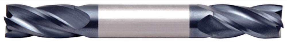 Alfa Tools DEC66879AL 7/16X7/16 4 Flute Double End Center Cutting AlTiN Carbide End Mill Made In USA,