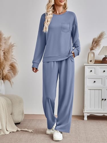 AUTOMET Womens Sweatsuits 2 Piece Lounge Matching Sweat Sets Fall Outfits - image 5