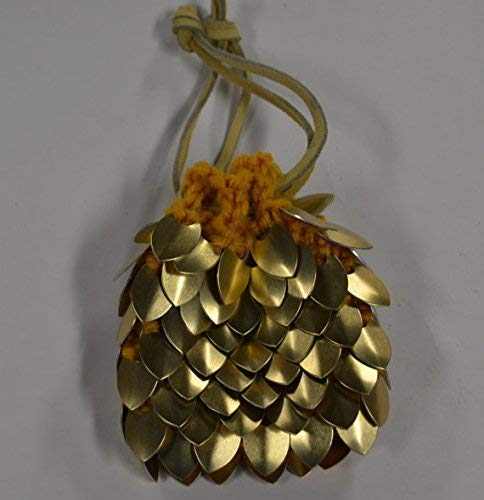 Miniatura 2 de Dice Bag in Knitted Scale Armor - Dragon Hoard