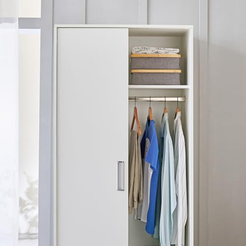 Image of Home Centre | Helios Alton | Engineered Wood | 2 Door Sliding Wardrobes | White | 1 Year Warranty