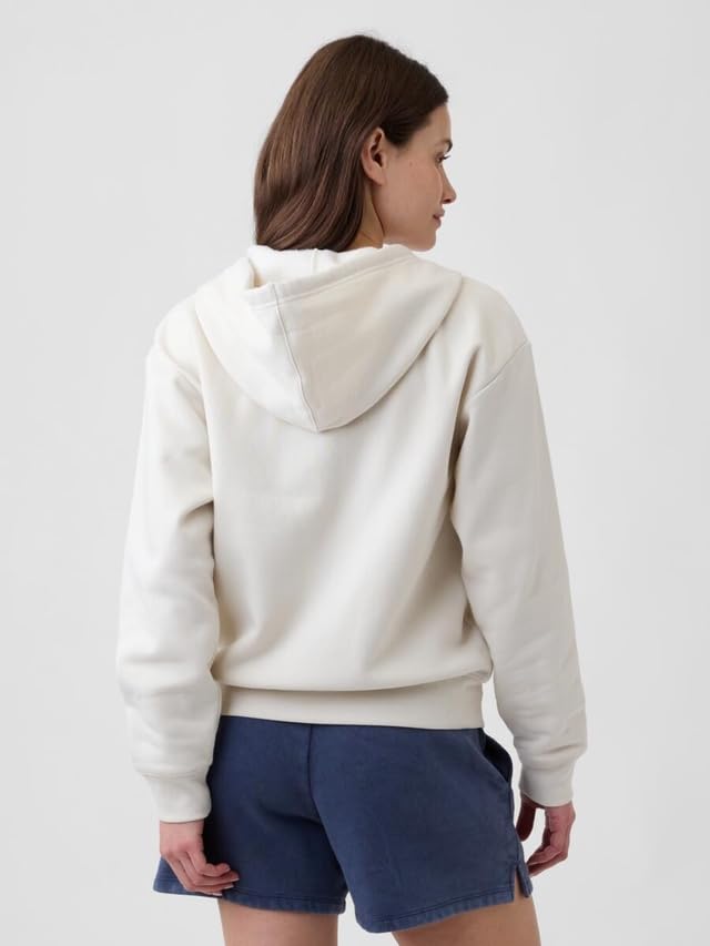 Image of GAP Women's Est. 1969 Hooded Logo Full Zip