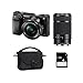 Produktbild SONY Alpha 6000 Noir + 16-50 PZ + 55-210 + Sac + SD 4 Go
