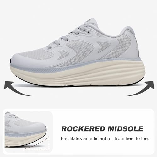Image of ALEADER Womens Walking Shoes for 12-Hour Work Comfort, Anti-Fatigue Max Cushion Shoes for Standing All Day - Wide Fit for Nurses, Retail