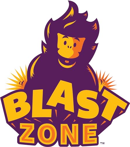 Image of Blast Zone Double Play - Inflatable Dual Hoops Bounce House with Blower - Premium Quality - Holds 7 Kids - Safe and Clean