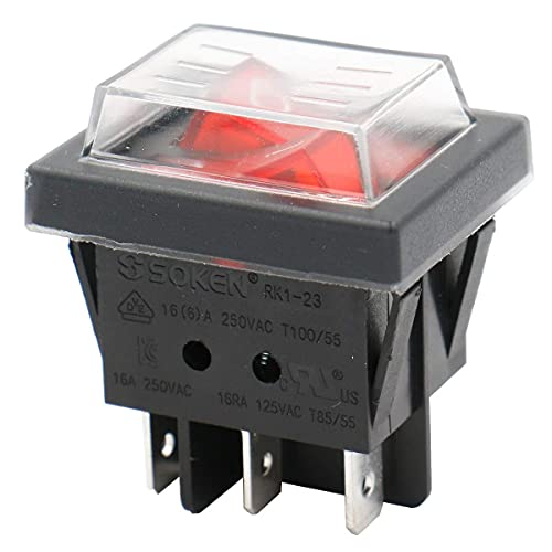 Doppio interruttore a bilanciere Heschen SPST