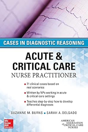 Must-Read for Aspiring Professionals: ACUTE & CRITICAL CARE NURSE PRACTITIONER: CASES IN DIAGNOSTIC REASONING Must-Read for Aspiring Professionals: ACUTE & CRITICAL CARE NURSE PRACTITIONER: CASES IN DIAGNOSTIC REASONING