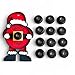 10 Pack Santa Cam Lens for Ornaments – Realistic Camera Lens for Santa/Elf Cam Ornaments – DIY North Pole Surveillance Ornament Supplies - Cam Lens for Crafts